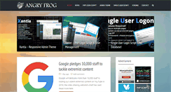 Desktop Screenshot of angry-frog.com